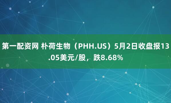 第一配资网 朴荷生物（PHH.US）5月2日收盘报13.05美元/股，跌8.68%